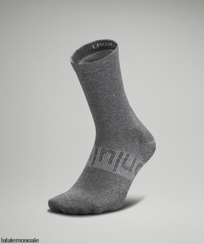 Lululemon Deutschland DELULU888 | Power Stride Crew Socke Graphitgrau Meliert